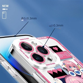 Ốp Điện Thoại Cho IPhone 16E 16 Pro Max 6 6S 7 8 Plus X XS MAX XR SE4 Anime Dễ Thương Bocchi The Rock Silicone Mềm Hoạt Hình Trong Suốt