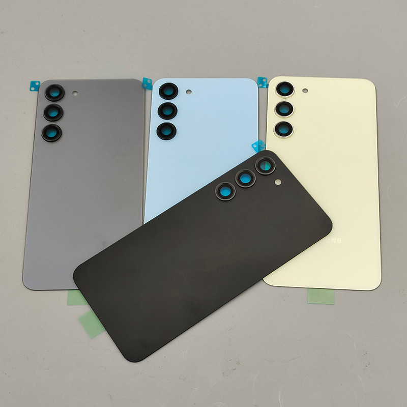 Mặt Sau Kính Dành Cho Samsung Galaxy S23 S911B S23 Plus S23 + S916B Pin Thay Thế Cửa Sau Vỏ & Ống Kính Máy Ảnh