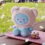 Hàn Quốc BT21 BT21 BTS Cherry Blossom Series Mặt dây chuyền sang trọng Seiko Tian Túi Đồ trang trí cho bé gái Quà tặng sinh nhật 6.13