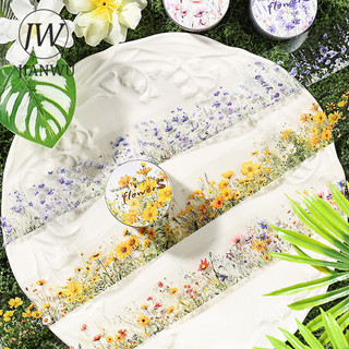 JIANWU 30mm * 200cm Vintage Nông thôn Vật liệu cảnh quan hoa Cắt băng ScrapbookingPET Sáng tạo DIY Tạp chí Văn phòng phẩm