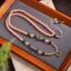 Mùa Xuân 6 Mm Màu Thủy Tinh Bùa Thangka Treo Dây Xích Phát Hành Nhanh Khóa Áo Len Dây Chuyền Nữ Vòng Cổ Xương Đòn Dây Xích 6.15