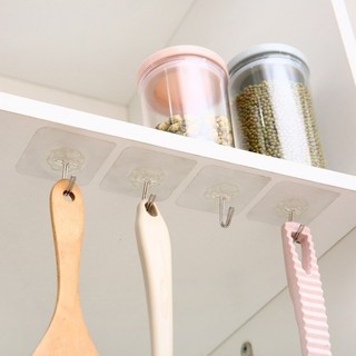 Móc treo tường dính chắc trong suốt không dấu vết - Móc treo quần áo khăn tắm