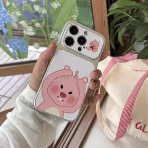 Thỏ nhỏ ô ồnPhù hợp với vỏ điện thoại iPhone 17pro, vỏ Corning 15/16, 13/12