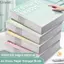 Túi lưu trữ TUYỆT VỜI, Sổ lưu trữ chống nước màu Gradient, Phim hoạt hình đa chức năng 40 / 60 / 100 Trang Giấy kiểm tra dung lượng lớn Tổ chức lưu trữ Văn phòng trường học