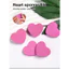 Dũa Móng Tay Mini Hình Trái Tim Phao Mút Chà Nhám 2 Mặt Dụng Cụ Làm Móng Nail Chuyên Nghiệp Cao Cấp