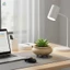 Chậu hoa đất sét gốm có thoát nước - Trang trí bàn làm việc văn phòng tối giản để làm việc tại nhà