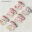VFZ 100cm Hoa Hồng Móng Tay Chuyển Giấy Giấy Thời Trang Salon DIY Móng Tay Tác Phẩm Nghệ Thuật Dải Dài Stiers Cho Người Yêu Làm Đẹp OTE