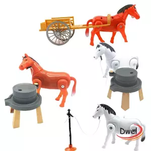 Mô hình ngựa điện DWEL, Đồ chơi tuần hoàn ngựa giảm lo âu bằng nhựa, Đồ chơi cảm giác Mini sáng tạo ngộ nghĩnh hữu ích Đồ chơi mô phỏng Trẻ em Công cụ học tập sớm