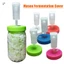 Nắp lên men có van xả một chiều Bộ nắp lên men cho lọ Mason miệng rộng 86mm