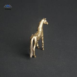 ELBBKG Đồng Ngựa Tượng Điêu Khắc, Tượng Động Vật, Tượng Đồng Thu Nhỏ, Đồng Nguyên Chất Trang Trí Máy Tính Để Bàn Mới