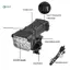 Đèn Xe Đạp Với 140 DB HornTYPE-C Đèn Chết Xe Đạp Leo Núi Có Thể Sạc Lại 12 Đèn LED An Toàn Cho Xe Đạp Đi Đêm mới