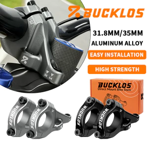 BUCKLOS Thân Xe Đạp Thân Xe Đạp Cho MTB 31.8 / 35mm Hợp Kim CNC Siêu Nhẹ Thân Xe Đạp Đường Bộ Phụ Kiện Đi Xe Đạp