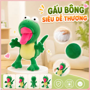Gấu Bông Thằn Lằn Thè Lưỡi 30cm – Thiết Kế Ngộ Nghĩnh, đồ Chơi Giải Nén, Quà Sinh Nhật ý Nghĩa Cho Trẻ Em