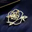 AqToCna Hàn Quốc Đơn Giản Rỗng Ra Hoa Hồng Thổ Cẩm Dành Cho Nữ Unisex Corsage Pin Tính Khí Phù Hợp Với Áo Khoác Phụ Kiện Tiệc Quà Tặng AqToCna