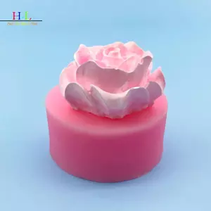 HL 3D Hoa Hồng Đẹp Khuôn Silicon DIY Bánh Sô Cô La Trang Trí Dụng Cụ Fondant Bánh Cưới Trang Trí Hoa Xà Phòng Khuôn LMWU