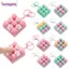 Đồ chơi clicker bàn phím BORAGETE, Nút phím hình mèo Móc khóa Fidget, Thư giãn vượt qua thời gian Giảm căng thẳng 9 phím Clicker Đồ chơi người lớn
