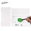 Nghệ Thuật Acrylic Sơn Bảng Nhựa Kích Thước Nhỏ Màu Nước Lật Hộp Sơn Học Sinh Tranh Bảng Màu JCS7