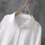 Áo Sơ Mi Nữ Cotton Màu Trắng Chắc Chắn Thời Trang Nữ Tay Dài Công Sở Nữ Làm Việc Rời Top Áo Sơ Mi