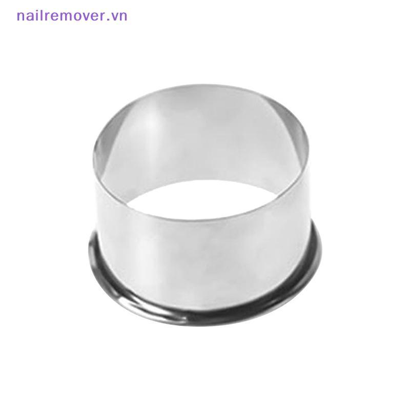 [NR] 3 Kích Thước Thép Không Gỉ Tròn Bánh Bao Bọc Khuôn Cắt Dụng Cụ Làm Cookie MỚI