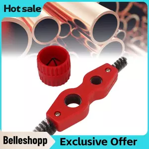 Belleshopp Bộ dụng cụ làm sạch ống đồng Xử lý lông tuyệt vời Nhựa và hợp kim cường độ cao Bộ dụng cụ đánh bóng đa năng để làm sạch lắp đặt