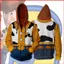 GC1 Câu Chuyện Đồ Chơi Áo Khoác Gỗ Anime Cosplay Dài Tay Áo Unisex Áo Rời Áo Khoác Ngoài Plus Kích Thước GC1