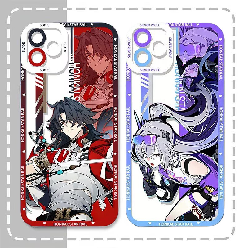 Honkai Star Rail Blade Silver Wolf Kafka Vỏ Điện Thoại Cho Samsung Galaxy S20 S21 FE Note 10 Lite Plus 20 Ultra A71 A72 A73 M23 A03 Ốp Điện Thoại TPU Thiết Kế Mới