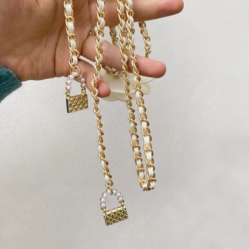 Dây chuyền thắt lưng phù hợp cho nữ Camellia Pearl 2026 Dây chuyền thắt lưng phù hợp cho nữ phong cách mới