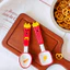 Thìa Gốm Khoai Tây Chiên BL107 Thìa Sứ Mini Ăn Sữa Chua Khuấy Cà Phê Decor Bàn Ăn