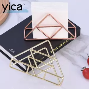 Giá đựng khăn ăn YICA, Hộp đựng khăn ăn bằng kim loại bằng sắt, Trang trí bàn đựng khăn giấy tiện lợi chất lượng cao