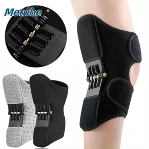 Thiết bị hỗ trợ đầu gối METUBE, thoáng khí với lò xo phục hồi mạnh mẽ Bộ tăng cường bảo vệ đầu gối, Bộ ổn định lò xo có thể điều chỉnh chống trượt