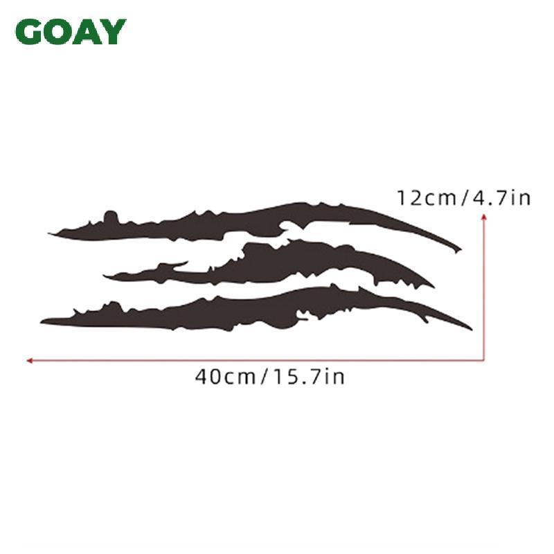 GOAY Kiểu Dáng Xe Đèn Pha Xe Cá Tính Stiers Monster Claw Trầy Xước Sọc Dấu Hiệu Đèn Pha Decal Xe Stiers Tự Động Accessorie VN