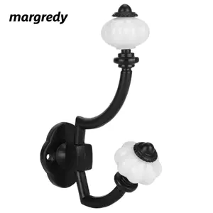 Móc treo phòng tắm MARGREDY, Móc treo áo chống gỉ treo tường, Phong cách châu Âu Dễ dàng cài đặt Thiết kế cổ điển Móc treo vải hợp kim kẽm treo tường