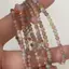 PNPIA- Vòng tay đính cườm thủ công Tourmaline tinh tế thời trang dành cho nữ Cô gái Vòng tay dây đàn hồi tinh tế Vòng đeo tay đính cườm sáng tạo Quà tặng