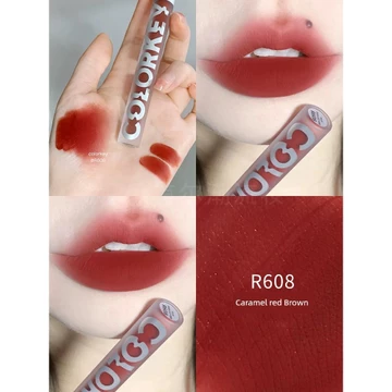 son bóng son bóng lì lâu trôi Colorkey Kolaqi Lip Glaze Đỏ Nâu 608 Nhung Matte Lipstick 605 Thu Đông Melades Chính Hãng Chính Hãng