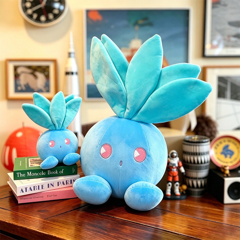 PS1 Pokemon Soda Làm Mới Oddish Plushie Dễ Thương Màu Xanh Sang Trọng Búp Bê Nhồi Bông Đồ Chơi Gối Quà Tặng SP1