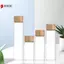 Hộp đựng hạt cà phê Ống thủy tinh có dụng cụ gỗ Ống đóng chai Bảo quản ngũ cốc Hộp kín bằng gỗ Dụng cụ Barista Quà tặng VN