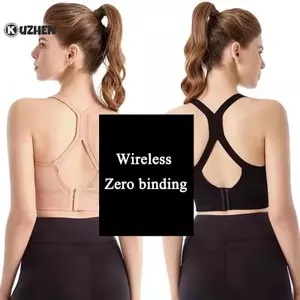 KUZHEN Quần Lót Nữ Gợi Cảm Liền Mạch Bralette Có Miếng Lót Áo Ngực Push Up Cotton Áo Đồ Lót Nữ Áo Thể Thao Không Dây Áo NÓNG