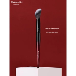 cọ đánh má hồng cọ đánh má cọ đánh nền Charm Girl Zhu Glaze N07 Blush Cream Brush Slope Facial Contouring Makeup Brush One Paste Makeup Brush