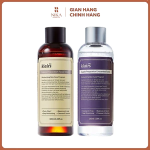 Nước Hoa Hồng Cấp Ẩm Klairs Supple Preparation Toner 180ml