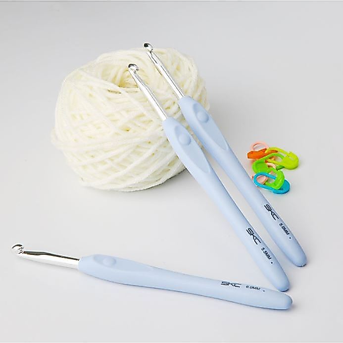 Kim móc SKC cán nhựa dẻo chất lượng kim móc len handmade