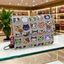 Hoạt Hình In Hình Phiên Bản Hàn Quốc Tri-Fold Ví Canvas Unisex Túi Chìa Khóa Đựng Thẻ Đa Năng Đựng Tài Liệu Thay Đổi Thẻ Túi Bảo Quản
