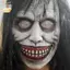 Kinh Dị Kẻ Trừ Quỷ Mặt Cười Mặt nạ Quỷ Cosplay Ma Đáng Sợ Đầu Lâu Mặt nạ Nhựa Halloween Lễ Hội Trang Phục Dự Tiệc Chống Đỡ ELWW