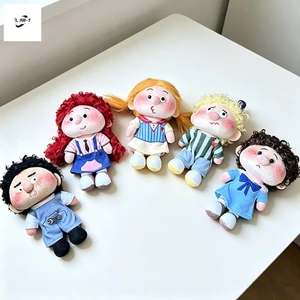 Búp bê sang trọng hoạt hình xoăn - Túi xách phong cách Afro Mặt dây chuyền phụ kiện cho sự kiện