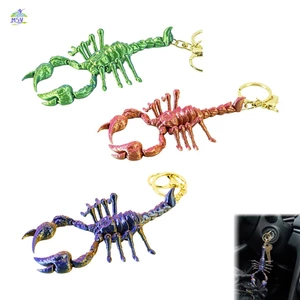 Mặt dây chuyền mô hình động vật bằng nhựa hình bọ cạp in 3D cho ba lô và móc khóa