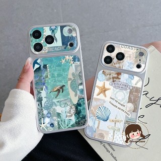 Ốp Điện Thoại Rùa Đại Dương Thoáng Mát Cho Huawei Nova 15 14 Lite 13 12 11 SE Ultra 10 Pura 80 70 Art P60 P50 P40 Pro Plus Vỏ Da PU Mùa Hè Đi Biển Vỏ Mềm