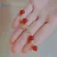 Kudosation Hoa Hồng Vàng Mã Não Đỏ Tự Nhiên Hạt Tròn Có Thể Điều Chỉnh Vòng Tay Nữ Đồ Trang Trí Phong Cách Nhẹ Nhàng Trang Sức Mỹ Quà Tặng Đẹp