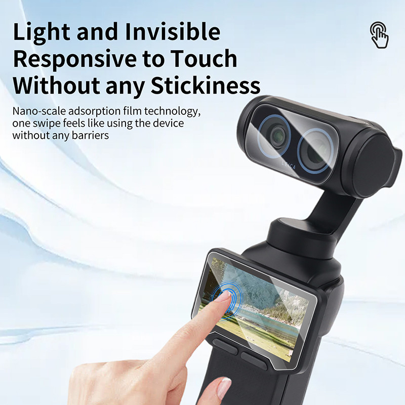 Phim bảo vệ cho màn hình và ống kính cường lực Insta360 Luna Ultra - Chống trầy xước và va đập