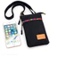 Mùa hè Phong Cách Mới Nhiều Màu Túi Vải Ba Lớp 23cm Màn Hình Lớn Messenger Túi Điện Thoại Di Động Có Thể Dây Cổ Ngực Túi Nữ Di Động Túi Nhỏ Dung Tích Lớn Treo Cổ