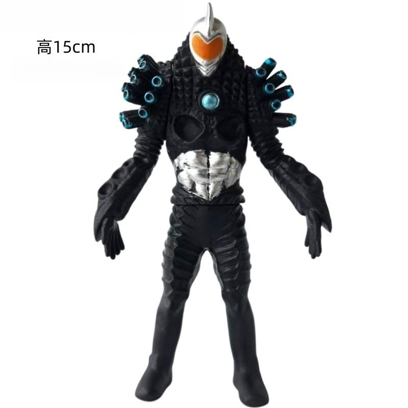 [Đồ chơi] Yake Ultimate BOSS Dark Cosmic Warrior Su Yide Cao Su mềm Monster Joint Đồ chơi mô hình di chuyển Chiều cao 15cm
