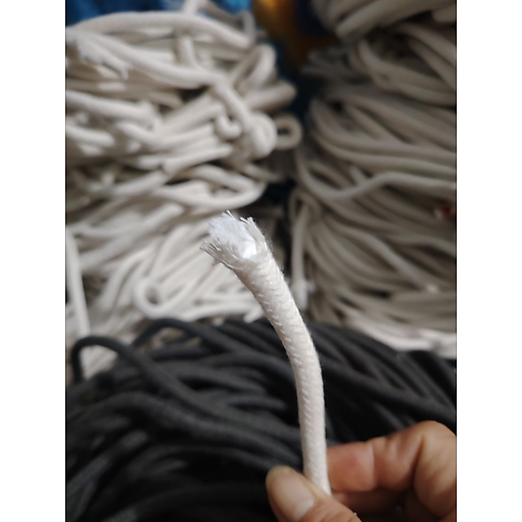 5m dây thừng, dây dù cotton tròn 8mm siêu chắc siêu bền